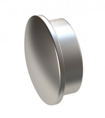 Silver Anodized Handrail Aluminum End Cover 1.6″ Diameter