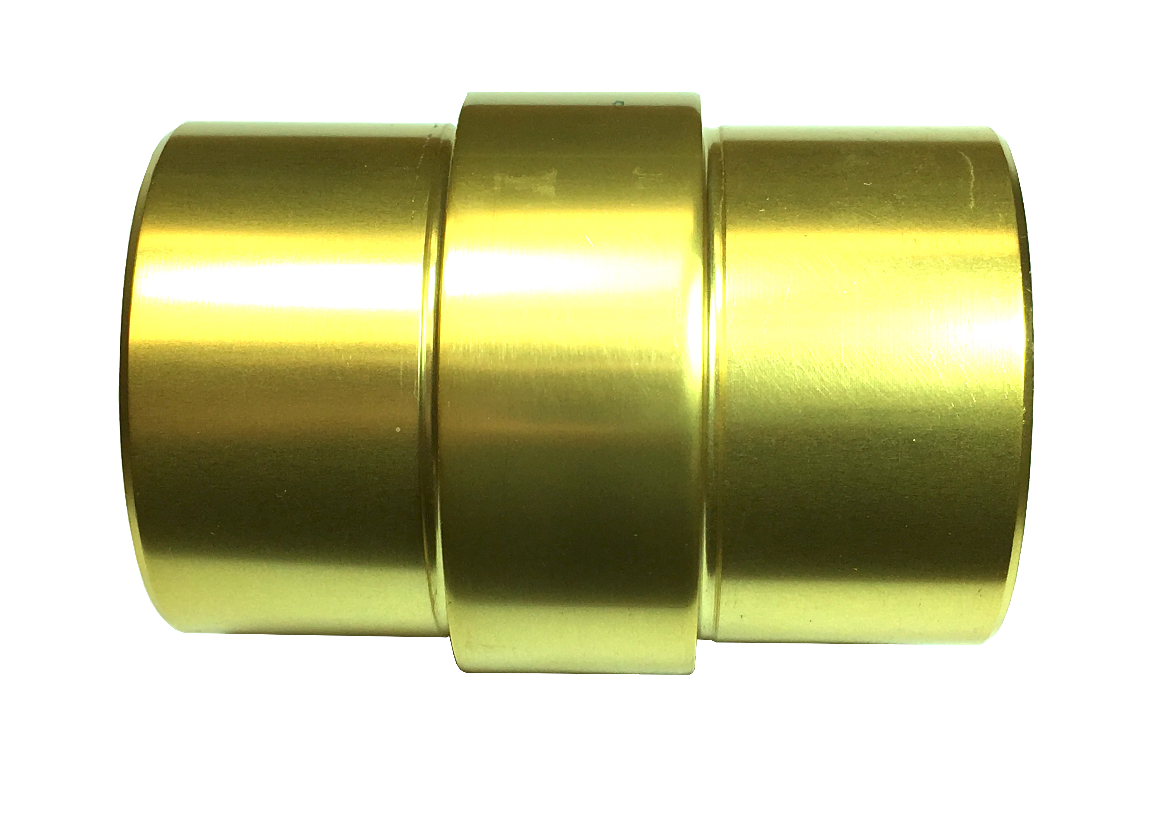 Gold Anodized Handrail Aluminum Connector Handrail 1.97″ Diameter