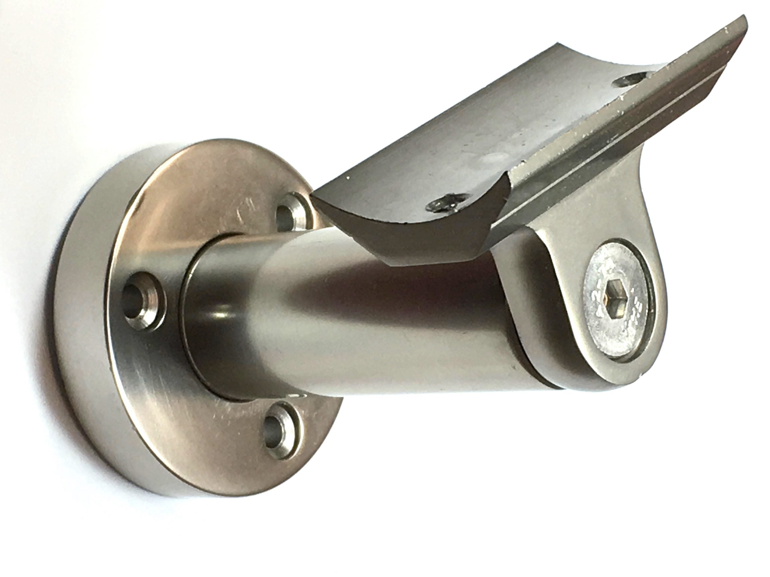Silver Anodized Handrail Aluminum Wall Support Handrail 1.6″ Diameter