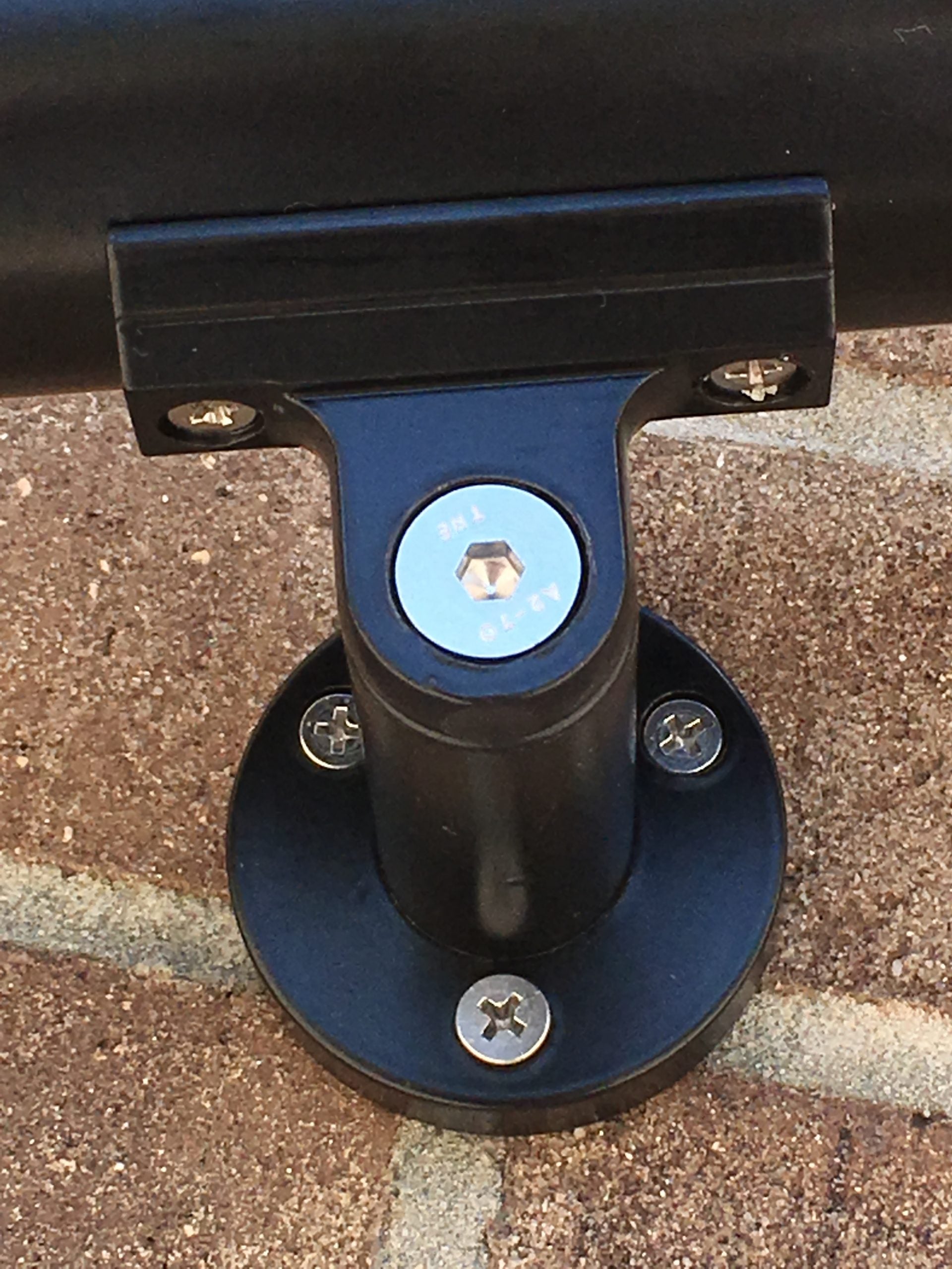 Black Handrail Aluminum Wall Support Handrail 1.97″ Diameter