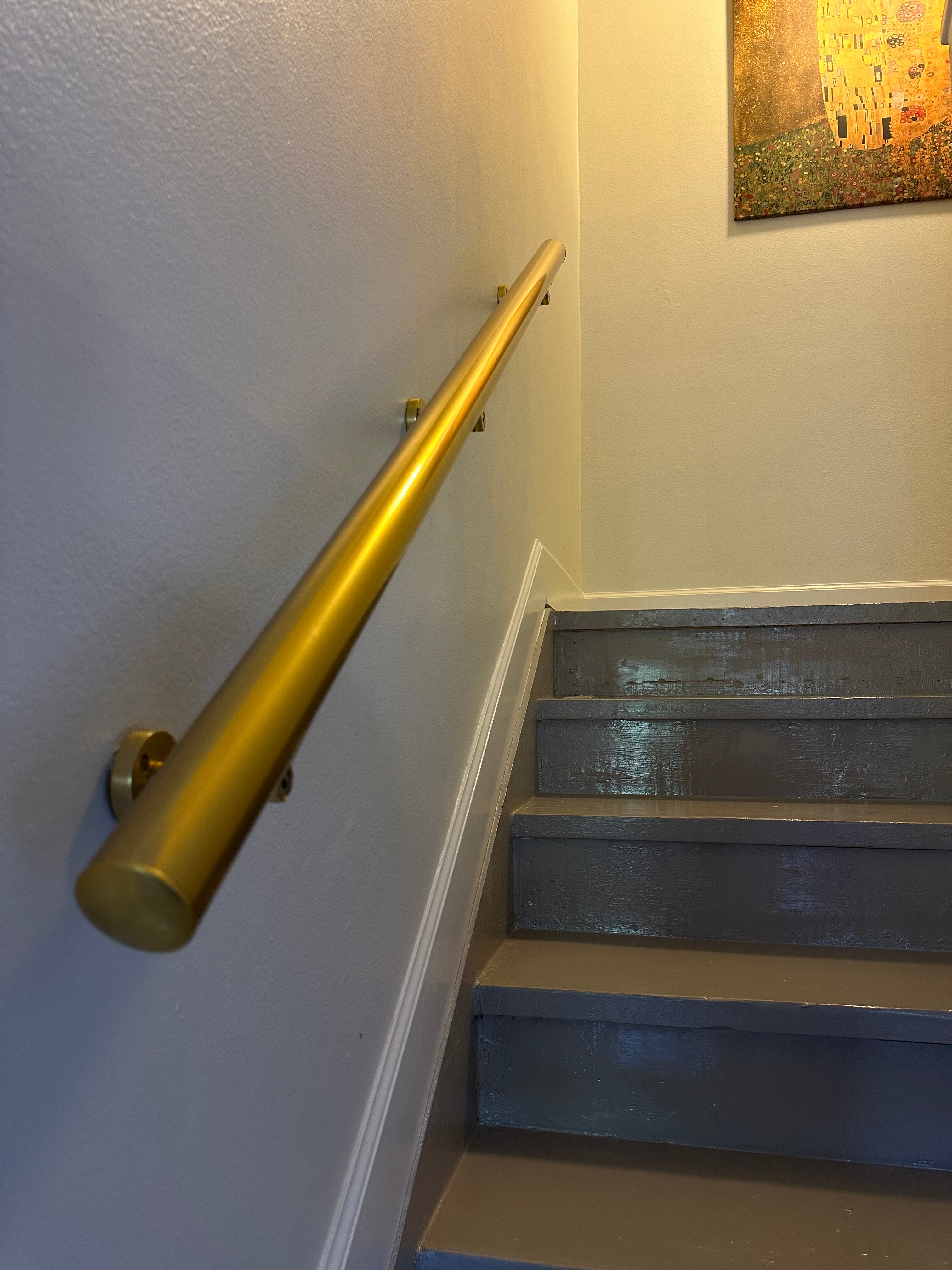 Gold Anodized Aluminum Handrail Kit 1.97″ Diameter