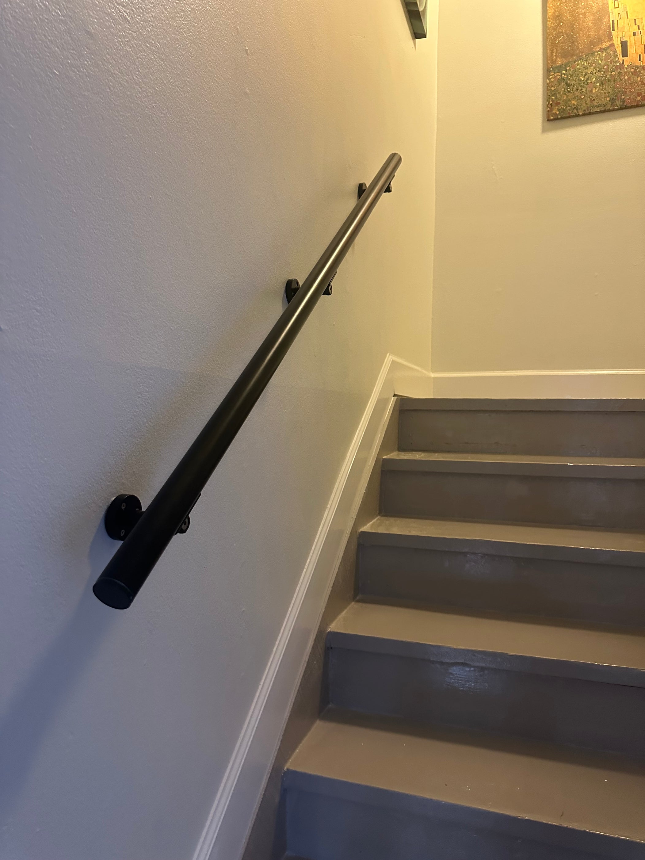 Black Aluminum Handrail Kit 1.6″ Diameter