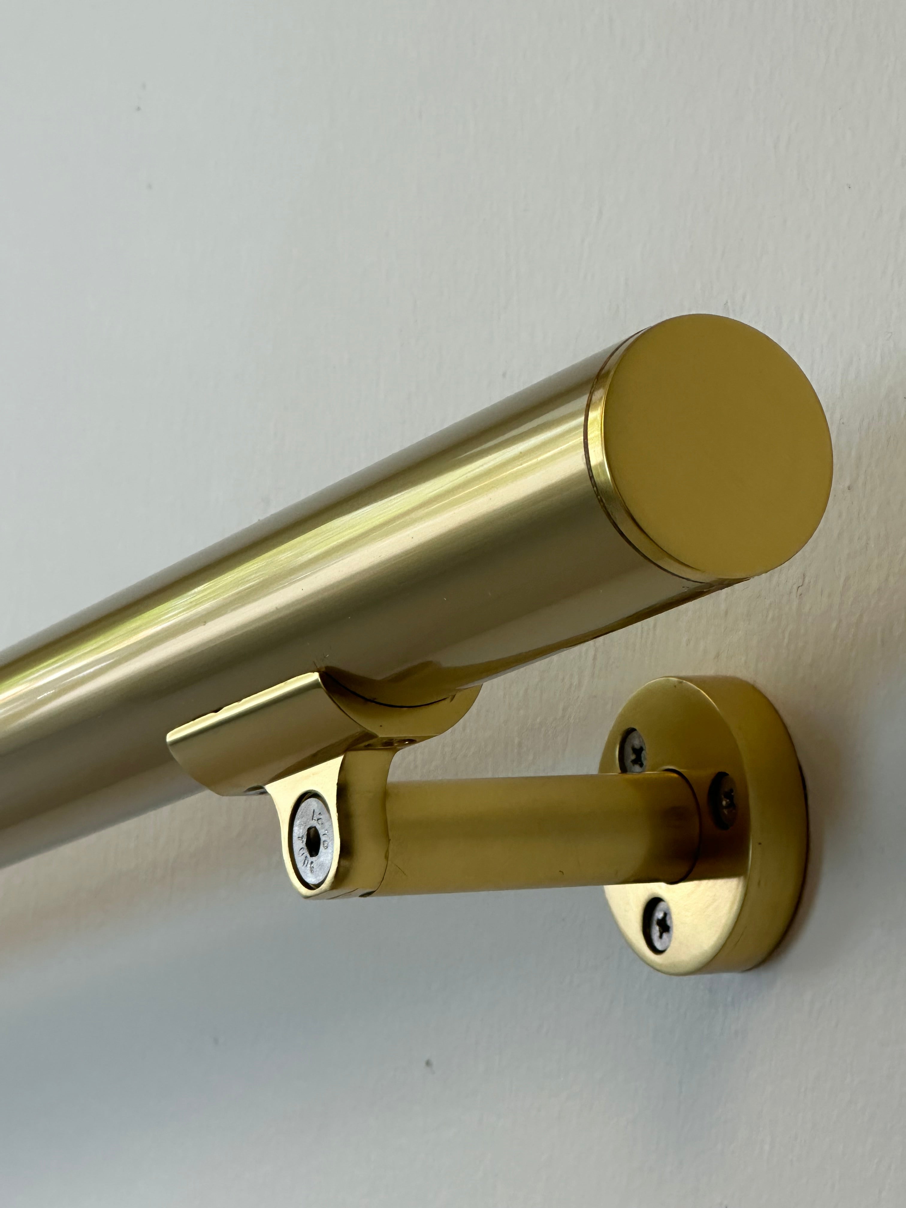 Gold Anodized Aluminum Handrail Kit 1.6″ Diameter