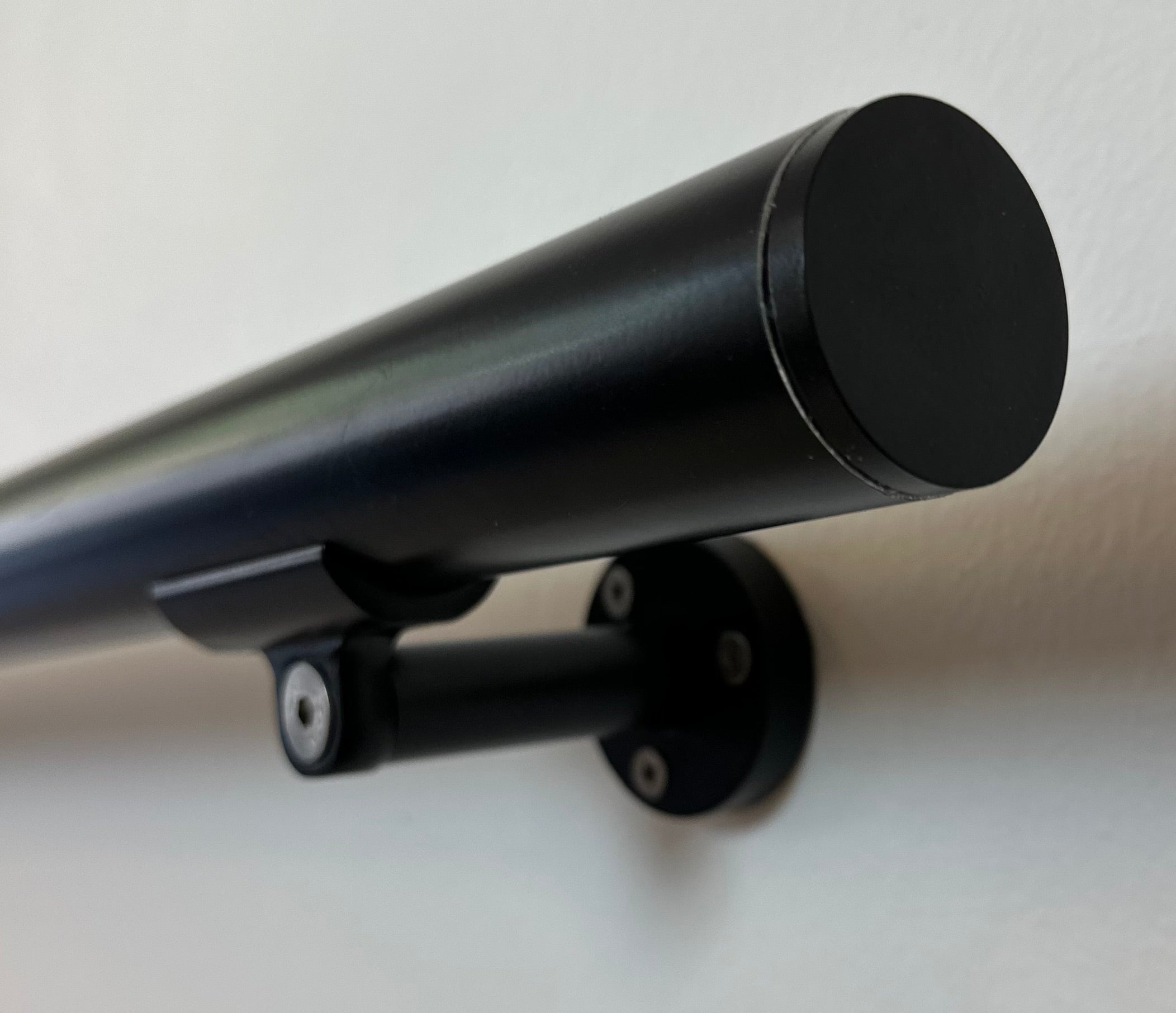 Black Aluminum Handrail Kit 1.6″ Diameter