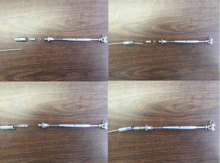 5/32 Cable Railing Wood Kit