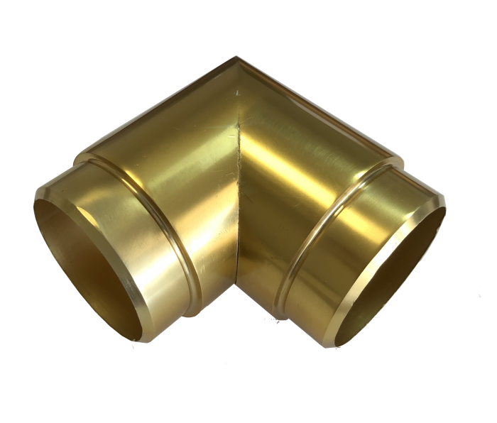 gold anodized Aluminum Angle 90 Degree 1.97- b52 - aresscorp