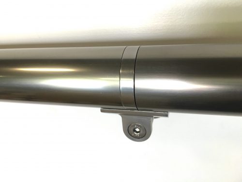 B52 Anodized Handrail Aluminum Connector Handrail 1.97" Diameter-aresscorp